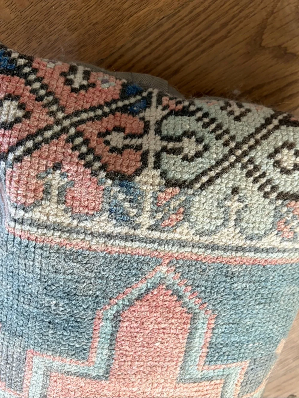 Kilim Lumbar Pillow - gorgeous subtle colors insert included